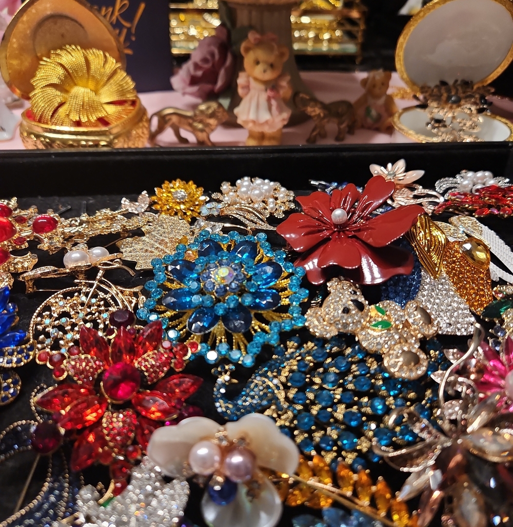 💎 BROOCHES SHOW  & LIVE  SILENT AUCTION💎